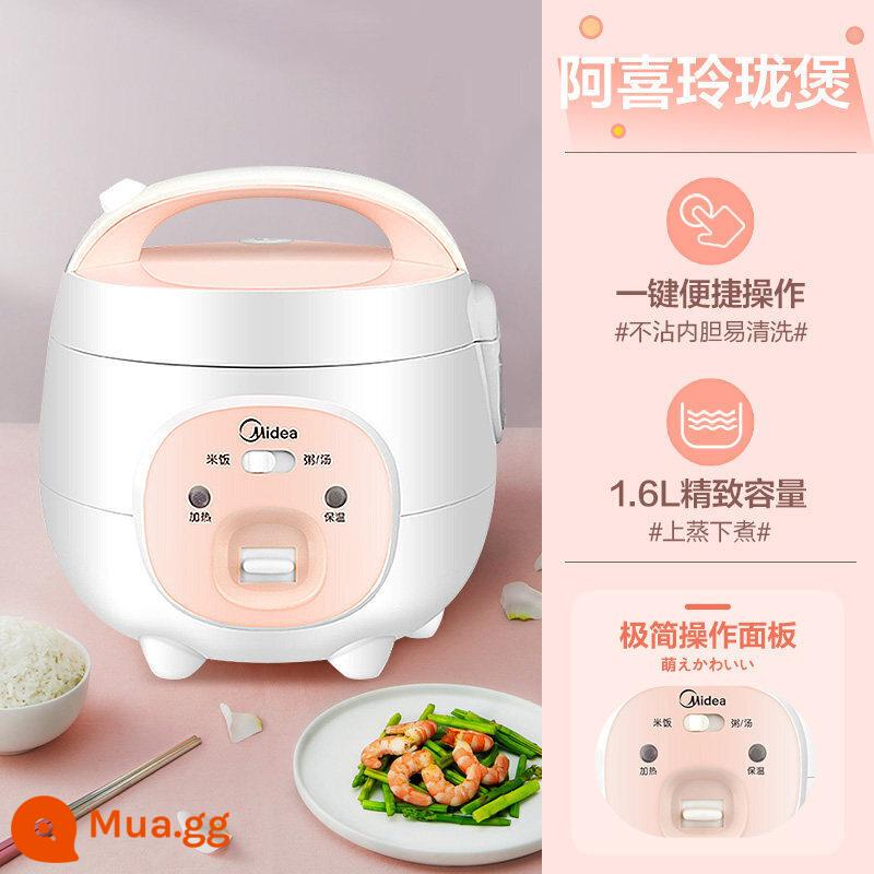 Nồi cơm điện Midea gia đình 1 đến 2 người 3 ký túc xá sinh viên đơn mini nhỏ nấu cơm nhanh - [Trắng] Nấu cơm + cháo cho 1-3 người