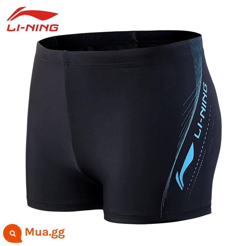 Li Ning Quần Bơi Nam 2023 Mới Áo Tắm Bé Trai Cỡ Lớn Chuyên Nghiệp Chống Xấu Bộ Quần Bơi Suối Nước Nóng Thiết Bị - 811 xanh [quần lót boxer--phong cách nóng bỏng của ngôi sao]