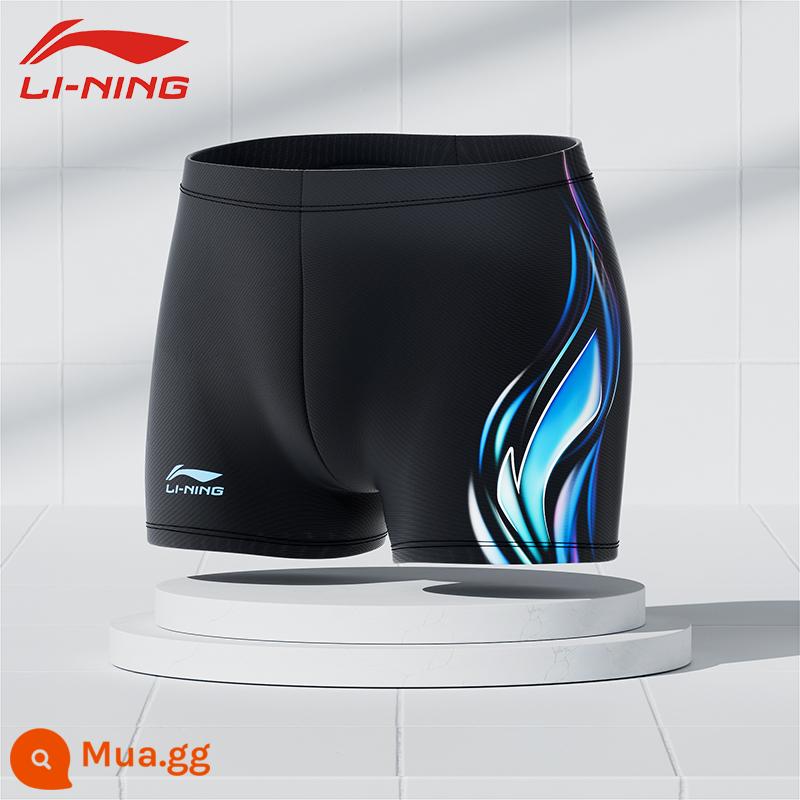 Li Ning Quần Bơi Nam 2023 Mới Áo Tắm Bé Trai Cỡ Lớn Chuyên Nghiệp Chống Xấu Bộ Quần Bơi Suối Nước Nóng Thiết Bị - 837 màu xanh [quần sịp boxer--kiểu mới 2023]