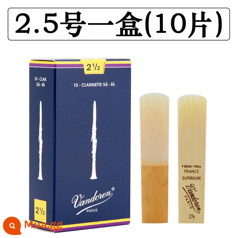 Cậy clarinet Bendlin blue box clarinet sậy dành cho người mới bắt đầu 2.5 No. 3 B Tune nhập khẩu Pháp Vandoren - Wandelin hộp màu xanh B-flat clarinet số 2.5 hộp + miễn phí vận chuyển