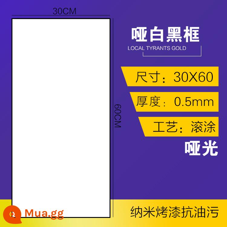 Tích hợp trần nhà bằng nhôm gusset 300x600 Balcony nhà bếp màu xám nguyên chất - 30*60/khung đen trắng mờ/dày 0,5