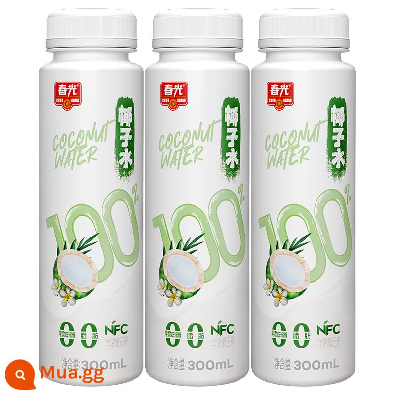 Chunguang Food Đặc Sản Hải Nam 100% Nước Dừa NFC Nước Dừa Xanh Nước Uống Thể Dục Thể Thao Không Bổ Sung - Nước dừa 300ml*3