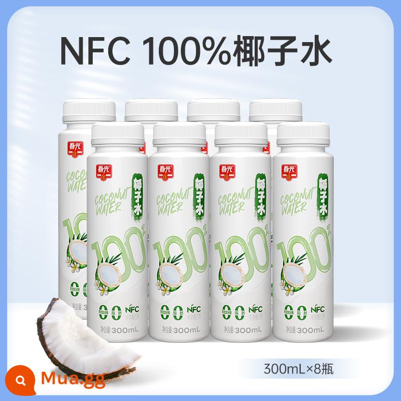 Chunguang Food Đặc Sản Hải Nam 100% Nước Dừa NFC Nước Dừa Xanh Nước Uống Thể Dục Thể Thao Không Bổ Sung - Nước dừa 300ml*8