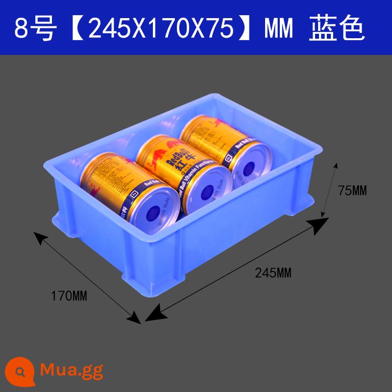 Hộp phụ tùng Hộp doanh thu Hộp vật liệu Hộp vít Hộp phụ kiện Hộp nhựa Hộp công cụ phần cứng Hộp lưu trữ - Màu xanh 8#245X170X75