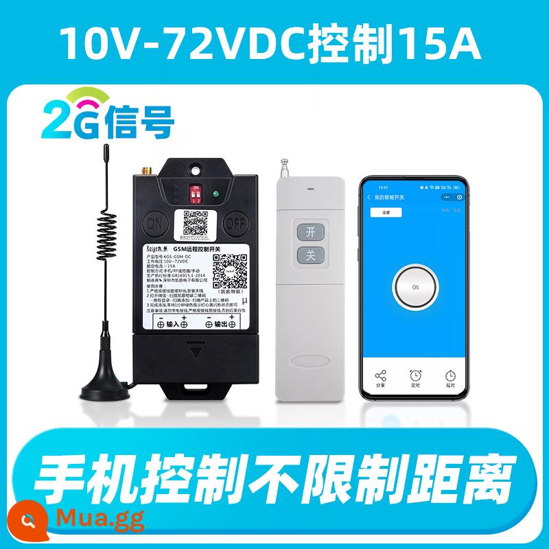 4G Điện Thoại Di Động Công Tắc Điều Khiển Từ Xa GSM Ứng Dụng Máy Bơm Nước Thông Minh 220V Không Dây Điều Khiển Từ Xa Bộ Điều Khiển Động Cơ 380 - Bộ điều khiển điện thoại di động 10v-72v [tín hiệu 2G] + [1 điều khiển từ xa]