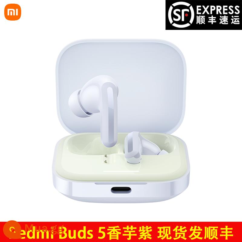 Tai nghe Bluetooth không dây bán trong tai Xiaomi Redmi Buds 5 giảm tiếng ồn thể thao chạy hai tai - Redmi Buds 5 Taro Purple Hàng có sẵn do SF Express vận chuyển