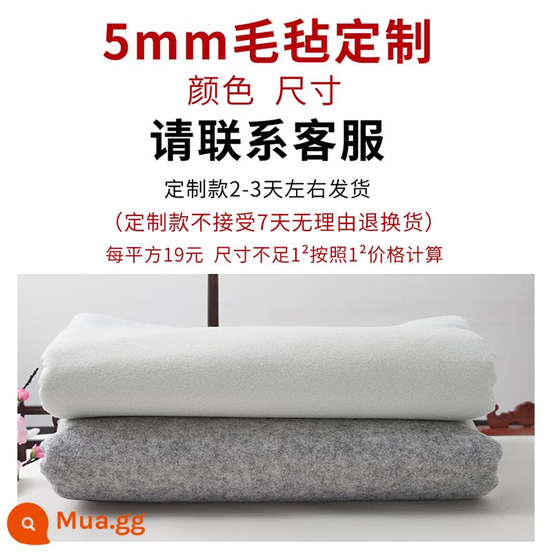 Yubaoge dày nỉ pad len thư pháp và người mới bắt đầu vẽ tranh viết cọ thư pháp pad nỉ chăn giấy vẽ vải nỉ vải nỉ màu xám đồ dùng thư pháp vải đặc biệt nỉ giấy gạo Khăn trải bàn nhỏ - Tùy chỉnh (vui lòng liên hệ bộ phận chăm sóc khách hàng)