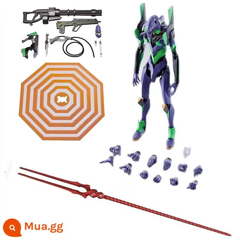 EVA Thế Kỷ Mới Evangelion MAF080 Cuối Cùng Số Đầu Tiên Máy Siêu Di Động Đồ Chơi Mô Hình Búp Bê Quà Tặng - Đơn vị 080-1 + Súng Longinus