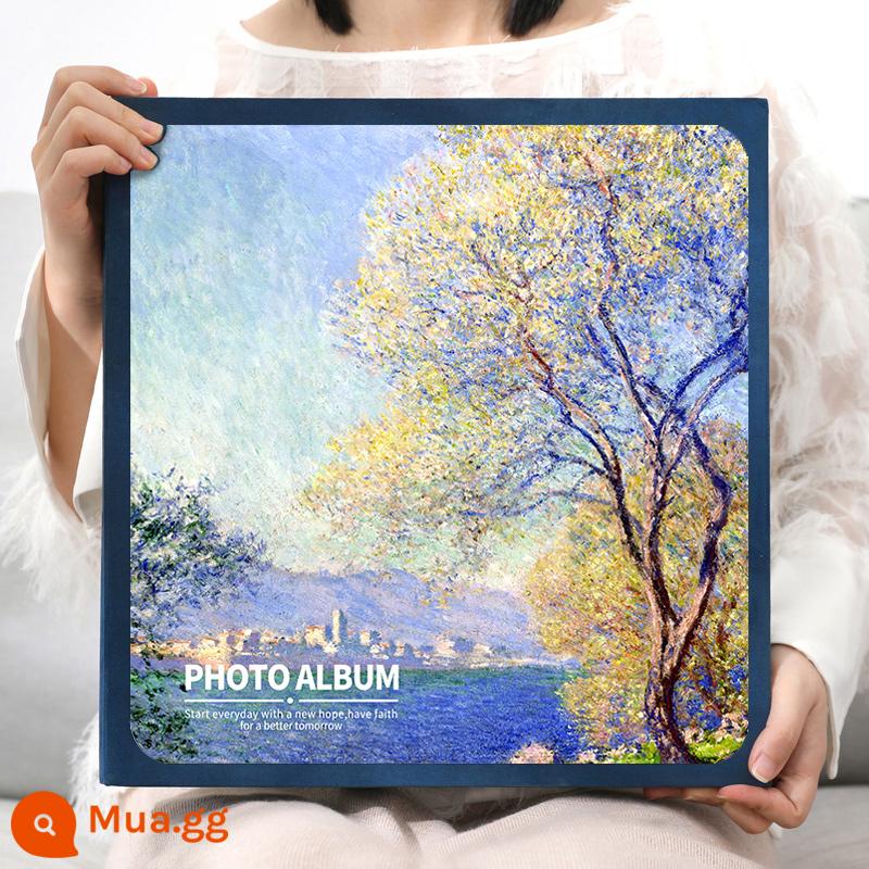 Album album dung lượng lớn chèn sách ảnh kỷ niệm gia đình trẻ em phiên bản 6 inch kỷ lục tăng trưởng của bé cuốn sách tùy biến - Monet-Lakeside