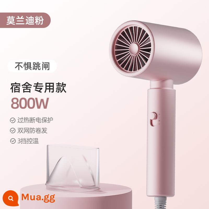 Trường trái cây SCHGUO máy sấy tóc hộ gia đình chăm sóc tóc ion âm công suất nhỏ 800W ký túc xá dành cho học sinh 500W im lặng - Hồng nữ tính (model ký túc xá 800w)