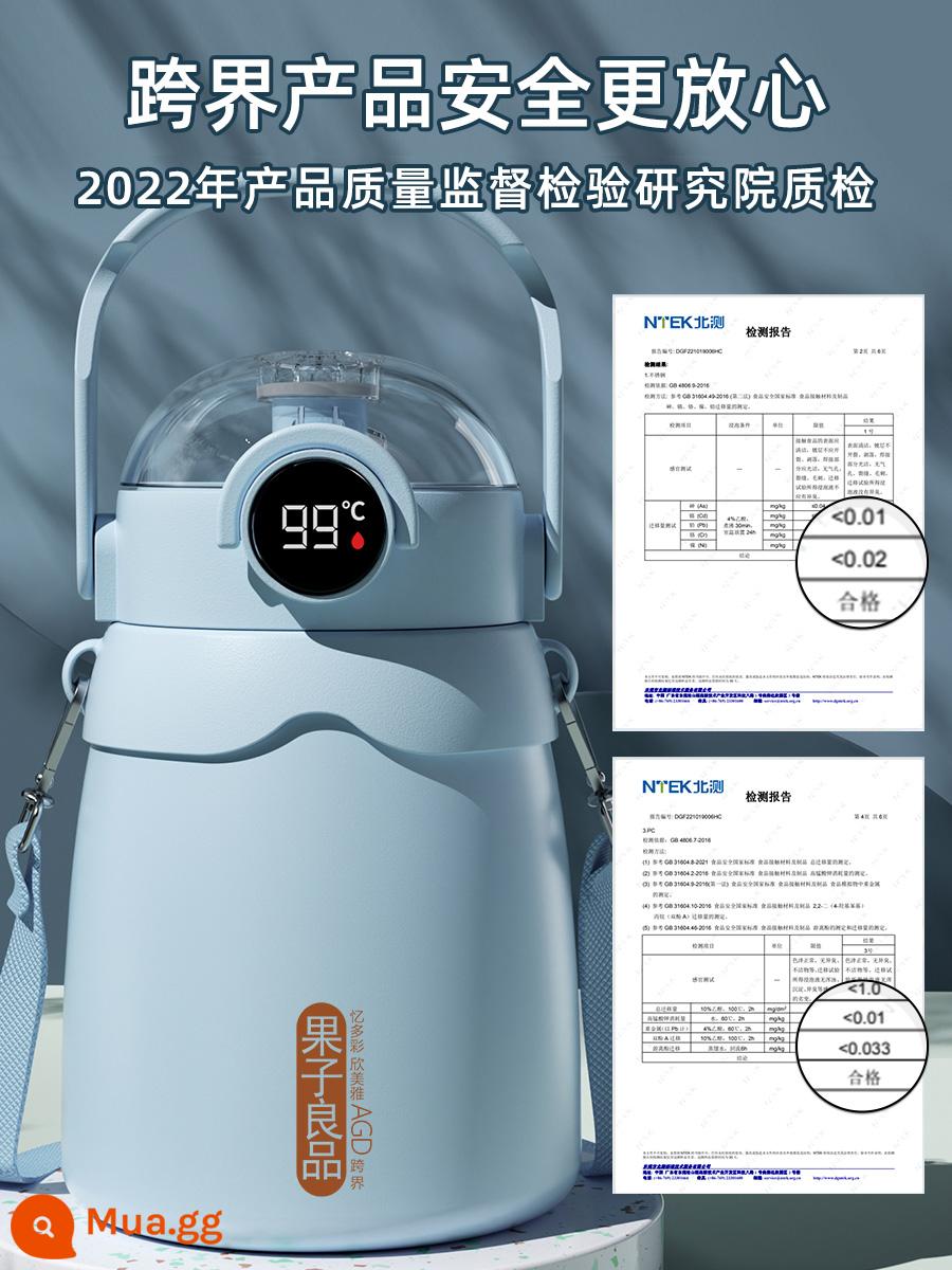 Cúp bụng lớn Cúp cách nhiệt Cup Girl Cup 2022 Trẻ em mới cách nhiệt Nước Cúp nước nam Kettles Kettles Công suất lớn - Thử nghiệm có thẩm quyền, vật liệu cấp y tế không có mùi và có khả năng kháng khuẩn ≥99%! !