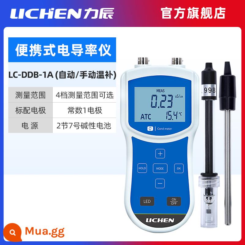 Công nghệ địa y chất lượng nước bút thử ph di động bể cá cá máy đo ph độ chính xác cao dụng cụ phát hiện giá trị pH - LC-DDB-1A (bù nhiệt độ tự động/thủ công)