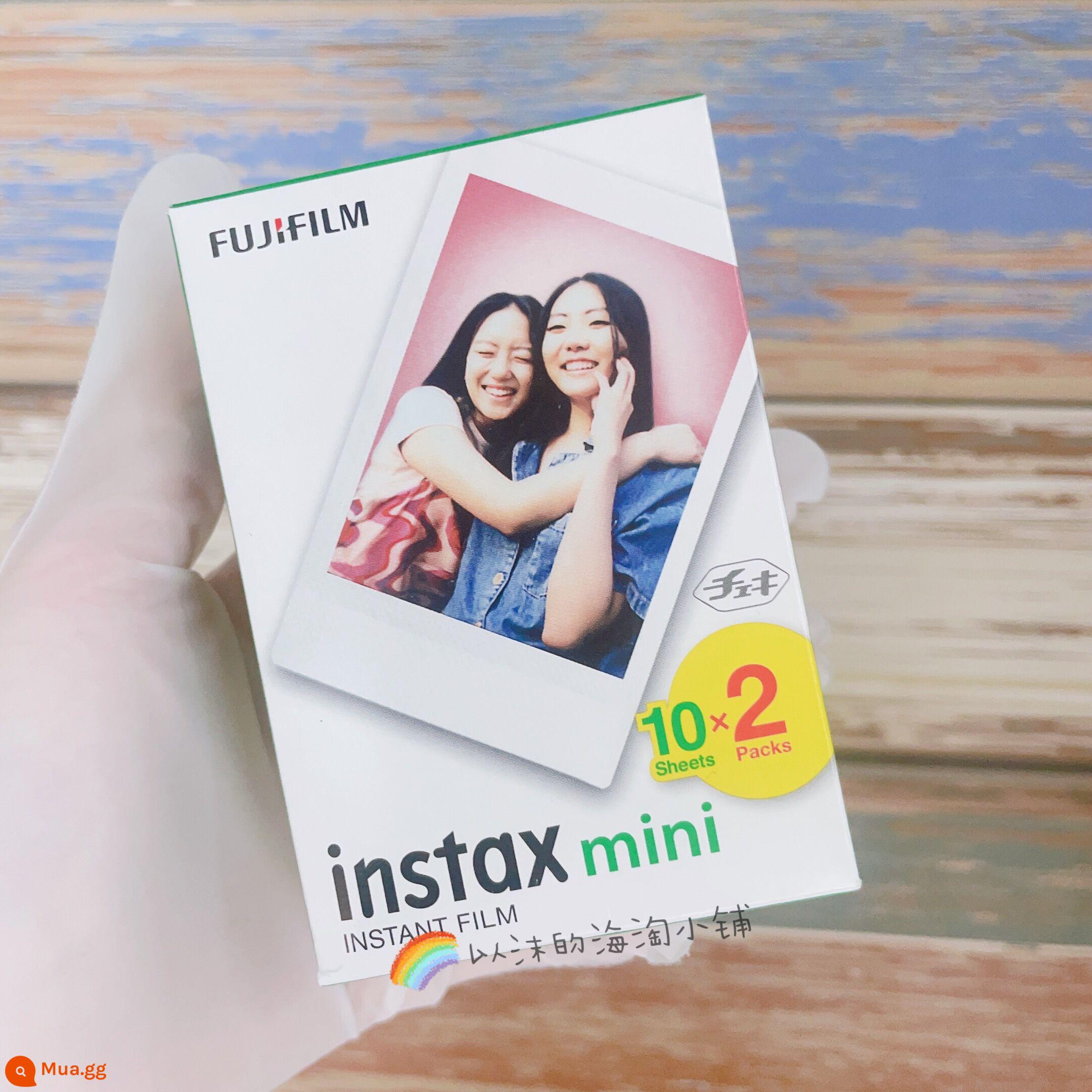 Giấy ảnh Fujifilm Fuji Polaroid mini viền trắng đa năng mini7/9/11/40/25/90/liplay - 20 tờ giấy ảnh viền trắng