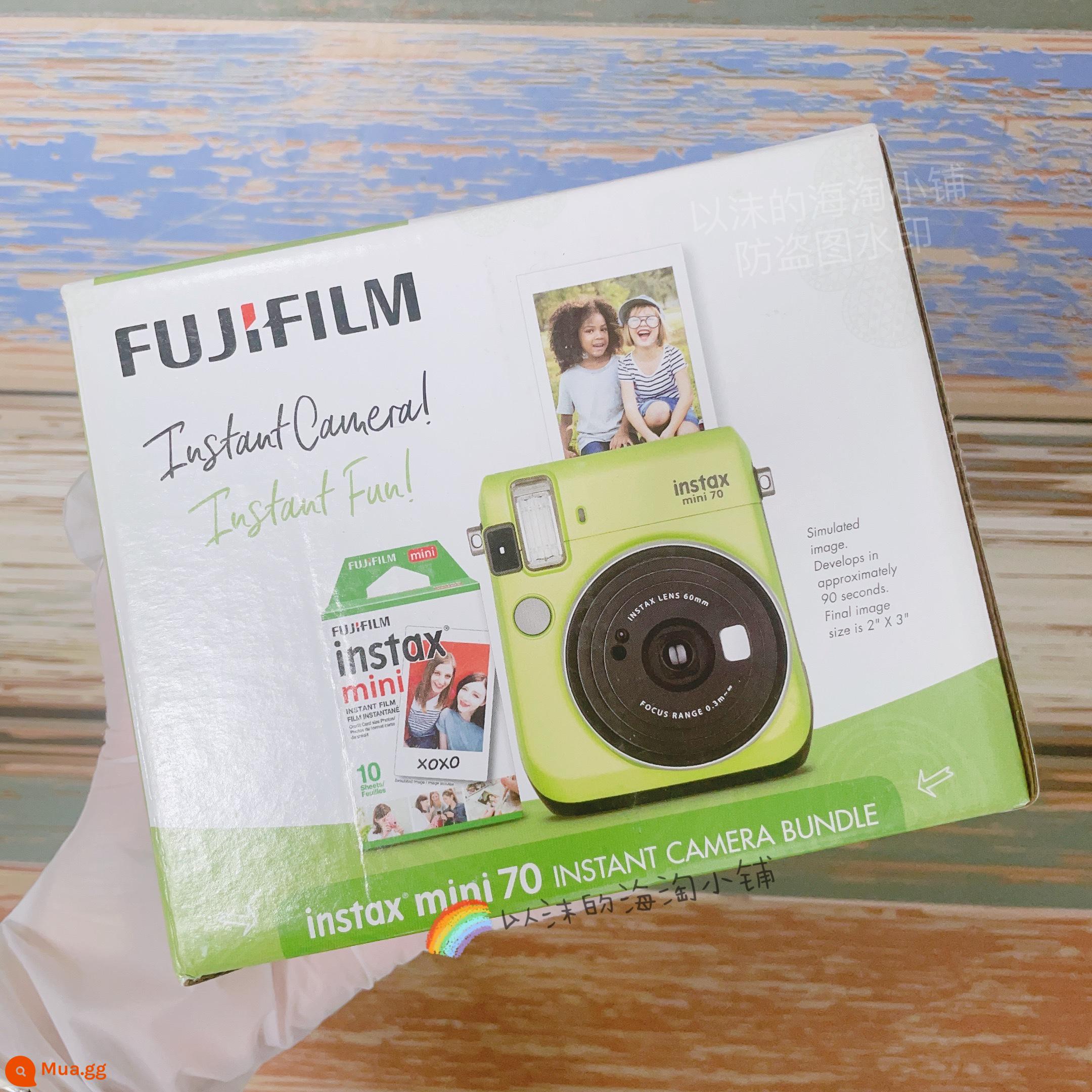 Fujifilm Fuji Polaroid instax mini70 silver MK doanh phiên bản giới hạn hàng chính hãng Haitao - Kiwi Green Tặng kèm 10 tờ giấy ảnh! Hàng giao ngay được vận chuyển trong vài giây