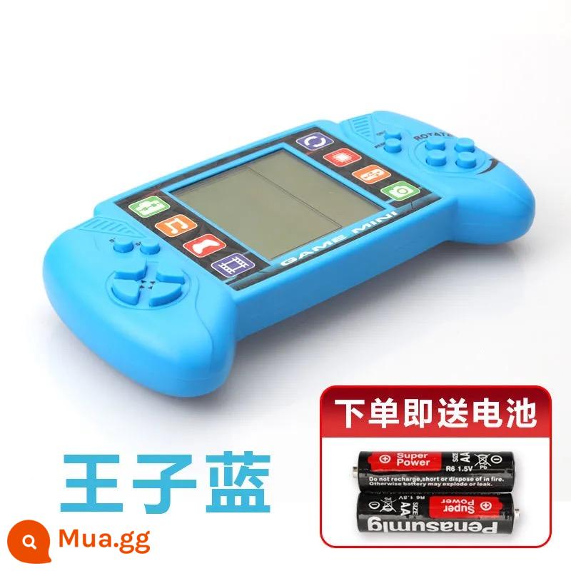 Máy chơi game Tetris có đèn nền màn hình lớn con rắn tham lam Retro 8090 ánh sáng hoài cổ đồ chơi trẻ em cầm tay - Máy chơi game màn hình lớn (không có đèn nền) màu xanh có pin miễn phí