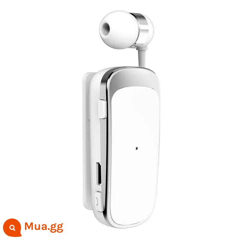 2022 mới trình điều khiển tai nghe bluetooth lavalier giảm tiếng ồn chuyên dụng lái xe không đau không dây thời lượng pin siêu dài - [Mẫu cũ màu bạc] Phiên bản giảm tiếng ồn thời lượng pin 10 giờ