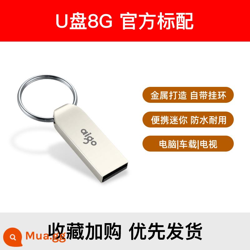 Yêu Nước Đèn LED 32G Tùy Chỉnh Logo Chữ Cá Tính Sáng Tạo Máy Tính Đèn LED Xe Hơi Dễ Thương Tivi USB Chân Thực - 8G