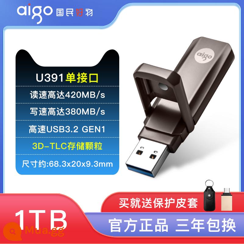 Ổ đĩa flash thể rắn Patriot 128g ổ đĩa flash giao diện kép TypeC tốc độ cao 1tb điện thoại di động dung lượng lớn máy tính ổ đĩa flash USB sử dụng kép - Giao diện đơn [1TB] tốc độ cao 420M