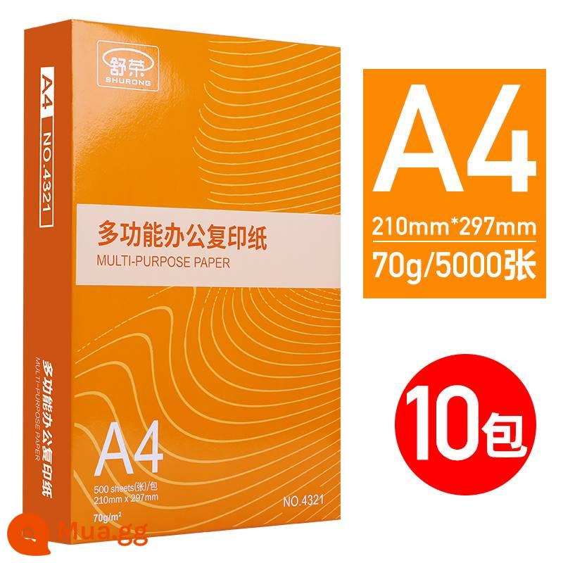 Giấy in Shurong A4 giấy photocopy giấy trắng 70g nguyên hộp 5 gói Giấy A4 500 tờ giấy in a4 văn phòng 80g - [Văn phòng kinh doanh] 70g/2 hộp 10 gói