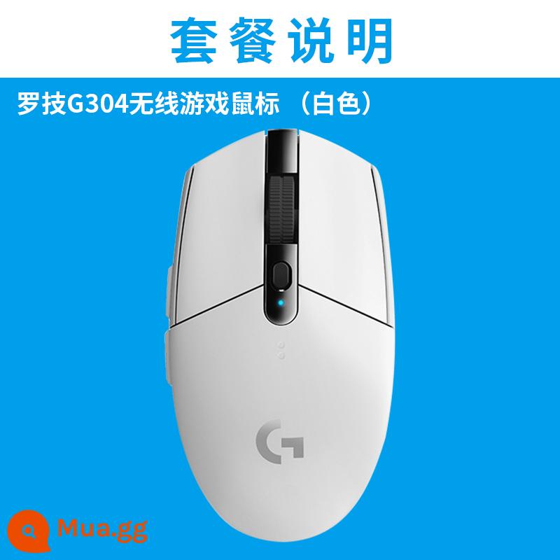 Logitech G304 Thể Thao Điện Tử Trò Chơi Văn Phòng Chuột Không Dây G304 Cơ cf/Lol Ăn Gà Macro Máy Tính Để Bàn Laptop Dành Riêng Cho Bé Trai Và Bé Gái - G304 màu trắng