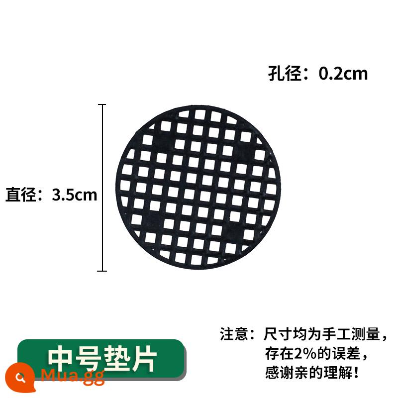 Đáy chậu hoa mọng nước Tấm lót lỗ đáy lưới Đệm lưới đáy chống rò rỉ Đất lưới thoáng khí Đệm lưới đáy - 3,5CM10 miếng