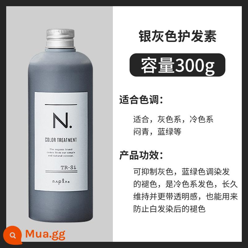 Dầu gội cố định màu napla Nhật Bản sau khi nhuộm khóa màu bổ sung màu chăm sóc tóc màu dầu gội sửa sang màu vàng - [Xám Bạc] Dầu Xả 300g