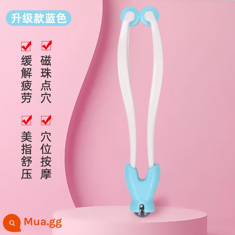 Ngón Tay Massage Tay Khớp Massage Tay Giảm Béo Nhào Chia Ngón Tay Con Lăn Loại Tay Mini Xóa Nếp Nhăn Nhật Bản Tay Chuột - Xanh da trời [Mẫu nâng cấp] 1 gói