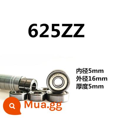 Vòng bi nhỏ có đường kính trong 3 4 5 6 7 8 9 10 12 đường kính ngoài 13 14 15 16 17 19 20mm - 625 bên trong 5 bên ngoài 16 dày 5 mười