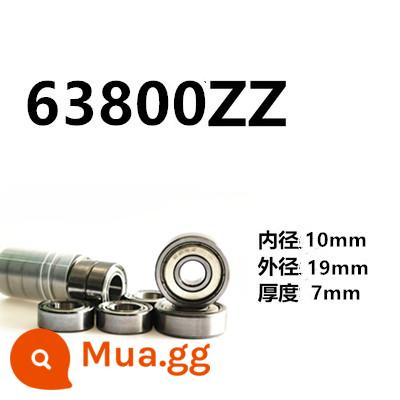 Vòng bi nhỏ có đường kính trong 3 4 5 6 7 8 9 10 12 đường kính ngoài 13 14 15 16 17 19 20mm - Xanh 10 bên trong, 19 bên ngoài, 7 mười dày