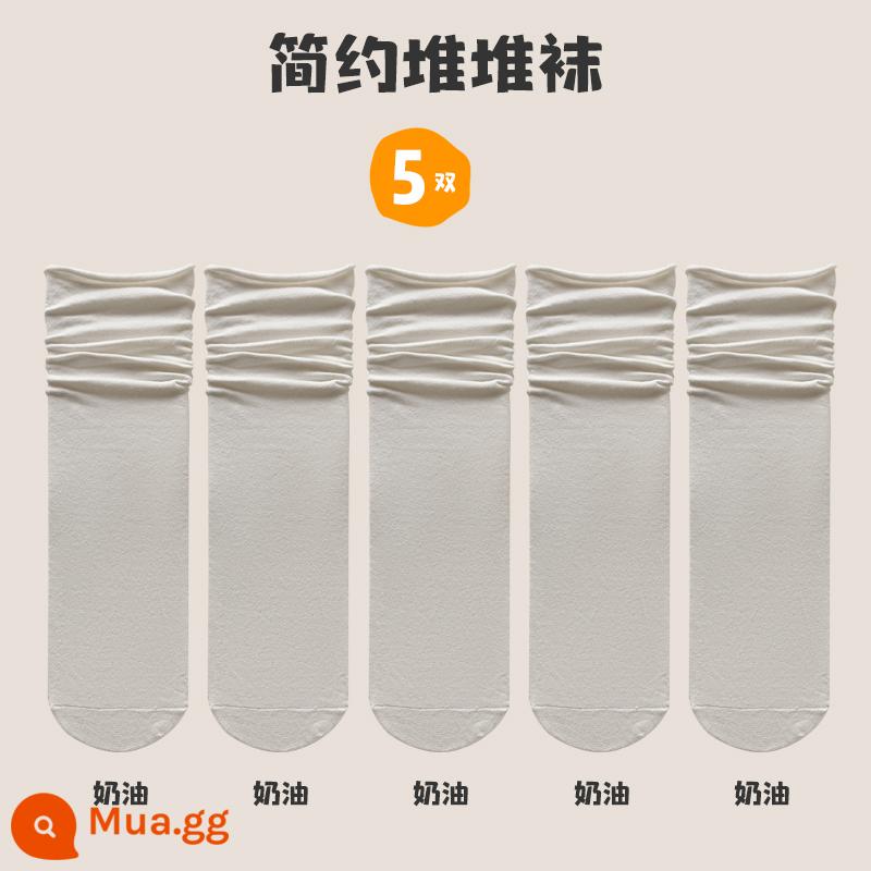 Vớ nữ mùa thu và mùa đông cotton nguyên chất giữa ống vớ bong bóng vớ nữ cô gái Nhật Bản thoải mái tất cả phù hợp vớ sinh viên dễ thương XW - 22374-5I