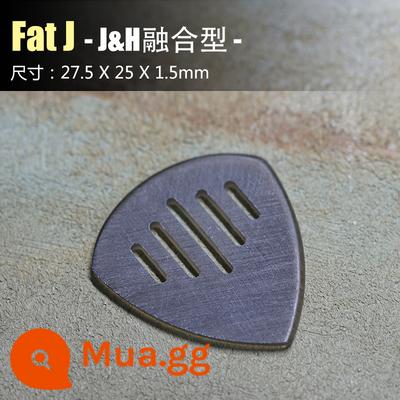 GEARXXX mới KAMEN PICK guitar điện bass mái chèo chuyên nghiệp được đánh bóng bằng tay chống trơn trượt chống mài mòn - Fat J (Jazz tổng hợp) 1,5mm