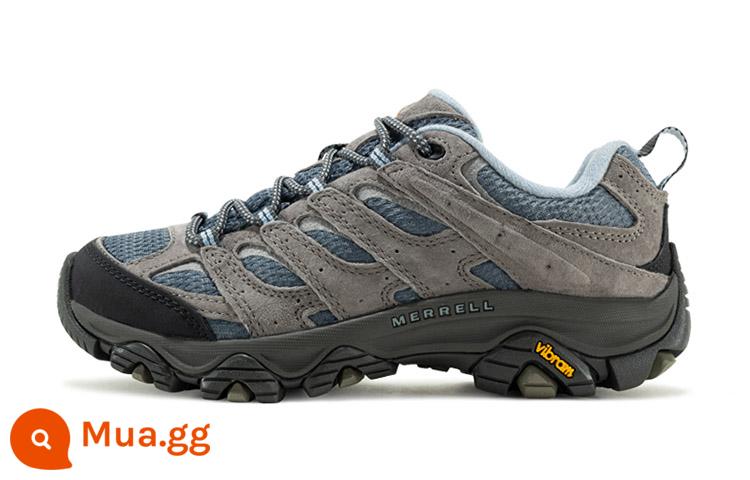 MERRELL Meile 2023 mùa xuân và mùa hè nam và nữ giày thể thao ngoài trời đi bộ đường dài MOAB3 giày đi bộ đường dài chống trượt chống mài mòn - J035896 xanh xám đen (nữ)