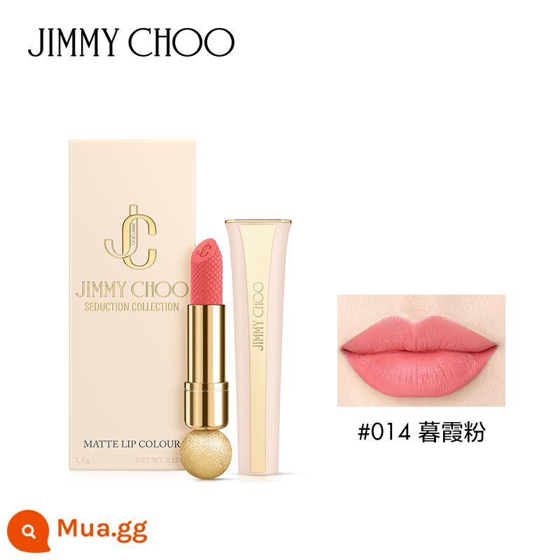 Jimmy Choo/Jimmy Zhou Lipstick Son môi làm tôn lên nước da và giá trị, yêu thích kiểu trang điểm môi tinh tế, kết cấu cao cấp dành cho nữ - 014 Bột Duixia