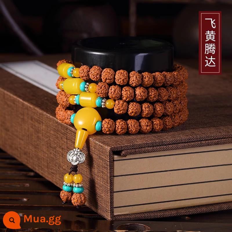 Indonesia 108 nhỏ Vajra Bodhi vòng tay nam đĩa để chơi chuỗi hạt Phật vòng cổ boutique Bodhi Ziwen chơi hình bàn tay nữ - Sự nghiệp thành công [được lựa chọn cẩn thận, rồng đôi bùng nổ]