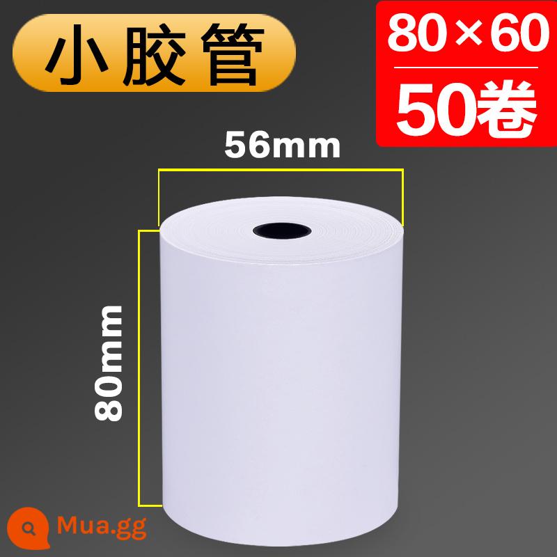 Quảng Đông Shuangye giấy photocopy nhiệt giấy tính tiền giấy cuộn 80x80 giấy nhiệt 80x60 nhà bếp giấy vé nhỏ 80mm 80x50 nhạy nhiệt 8080 máy hóa đơn siêu thị 8050 cuộn giấy nhà bếp giấy vệ sinh sau khi phát hành vé - 80×60mm[50 cuộn/thùng]