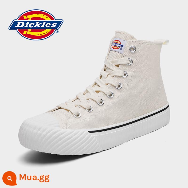 Dickies Giày Vải Nam Ống Cao Mùa Xuân 2023 Giày Nam Xu Hướng Tất Cả Trận Đấu Giày Vải Nam giày Thường - Be