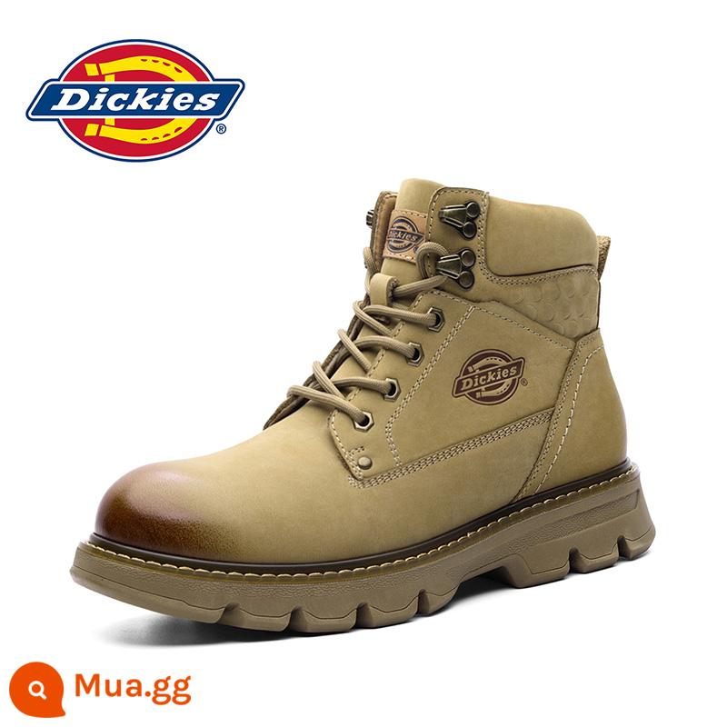 Dickies Martin Giày Bốt Nam Dụng Cụ Giày Mùa Đông Giày Cotton Ấm Áp Giày Dụng Cụ Giày Nam Giày ống Cao Nam - Khaki