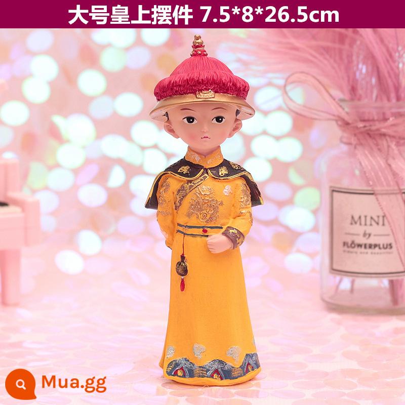 Búp bê Tử Cấm Thành Khá Gege Wenchuang Dolls Đồ trang trí Dòng Cung điện Phong cách cổ xưa Trang phục cổ đại Búp bê lụa Phong cách Trung Hoa Quà tặng nhỏ - 060-16A Vườn Hoàng Gia Lớn Hoàng Đế