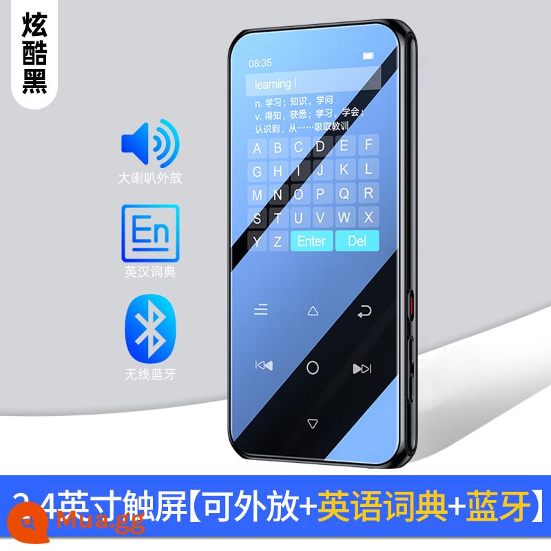 Meibo Full -screen MP3 Giấy nghe phiên bản học sinh của học sinh trung học Bluetooth MP4 - Phiên bản cao cấp màn hình cảm ứng 2,4 inch [có thể phát bên ngoài + từ điển giọng hát + Bluetooth]