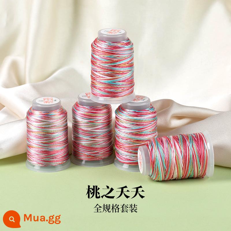 Bảy màu 3/6/9/12/15 phần nhuộm sợi tay dây handmade tự làm chất liệu dây bện sợi chỉ năm màu tay quanh co - Bộ thông số kỹ thuật đầy đủ Taozhiyaoyao