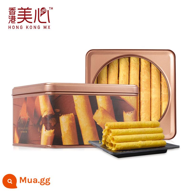 Hồng Kông Maxim's Original Egg Roll 448g Hộp Quà Nhập Khẩu Phiên Bản Hồng Kông Kem Trứng Cuộn Snack Hộp Quà Năm Mới - [Hộp Quà Tặng] Trứng Cuộn Maxim's Original 448g