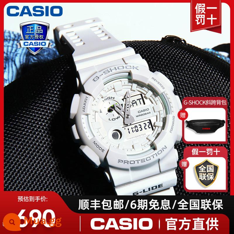 Đồng hồ CASIO nam vàng đen gshock chính hãng trái tim bóng tối Ngộ Không giới hạn nam thần biển GA110GB - 7.GAX-100A-7APR đi kèm ba lô đeo chéo G-SHOCK