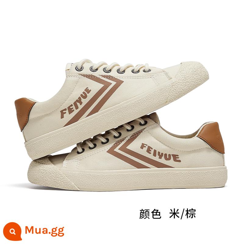 Feiyue/Leap Giày Nữ Phù Hợp Với Thích Hợp Giày Vải Nam Mùa Xuân Nhỏ Giày Trắng 113 - 113 gạo/bột