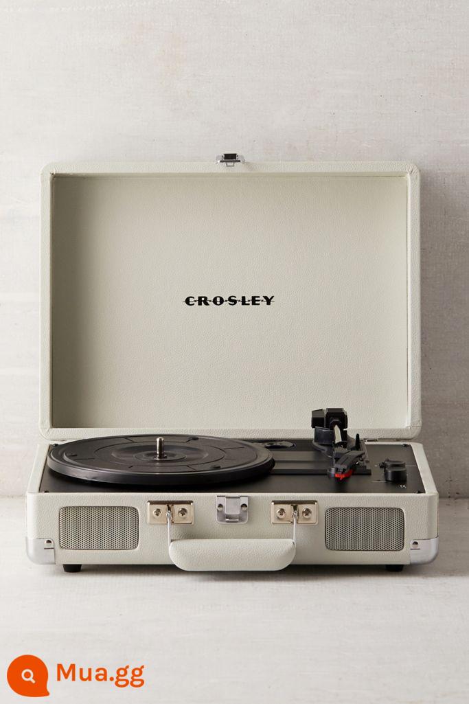 American Crosley máy ghi đĩa vinyl Máy ghi âm Bluetooth máy quay đĩa di động tại nhà Máy ghi âm di động âm thanh - Crosley Kem Trắng Trung Quốc Spot