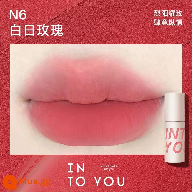 INTO YOU air lip bùn mỏng matte mềm sương nhung son môi men w6 làm trắng sinh viên vàoyouw1 - N6