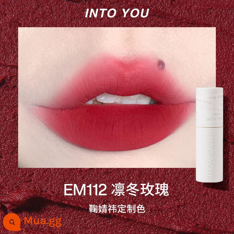 INTO YOU air lip bùn mỏng matte mềm sương nhung son môi men w6 làm trắng sinh viên vàoyouw1 - EM112