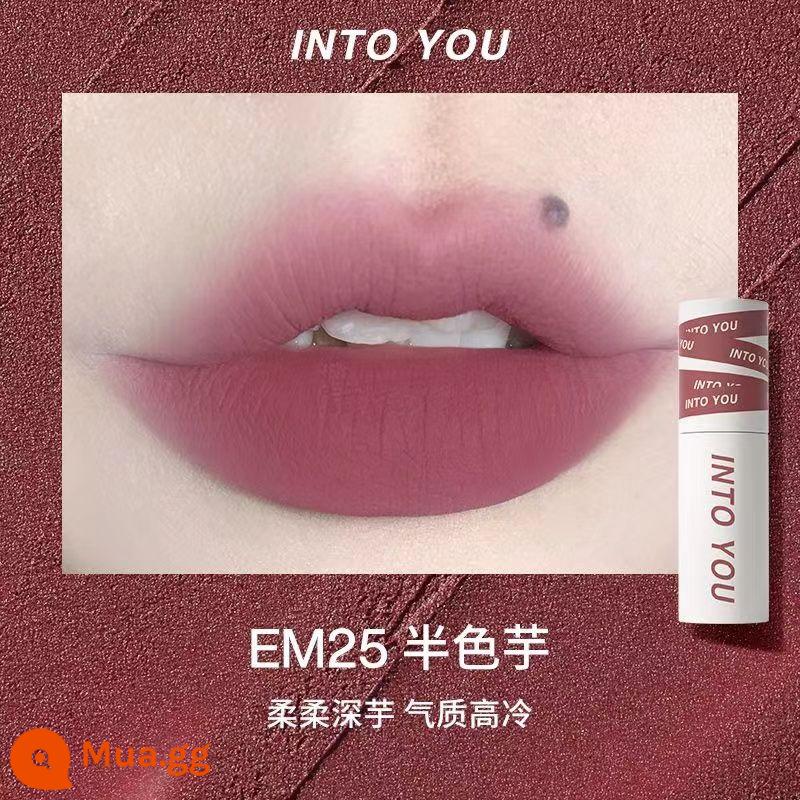 INTO YOU air lip bùn mỏng matte mềm sương nhung son môi men w6 làm trắng sinh viên vàoyouw1 - EM25