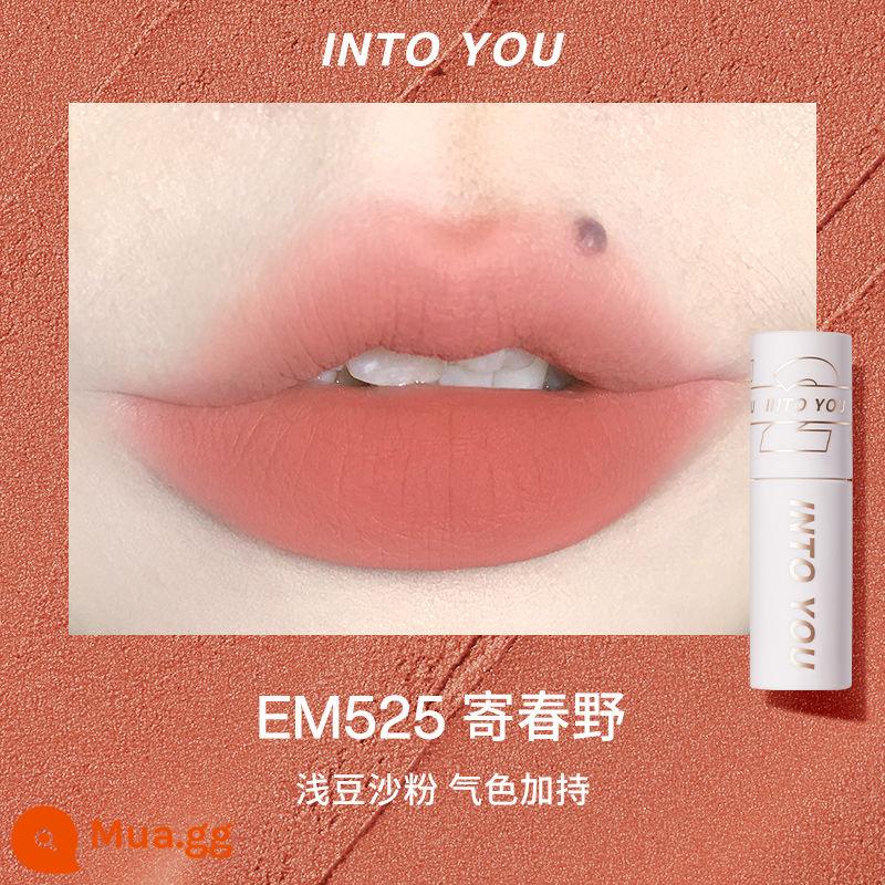 INTO YOU air lip bùn mỏng matte mềm sương nhung son môi men w6 làm trắng sinh viên vàoyouw1 - EM525