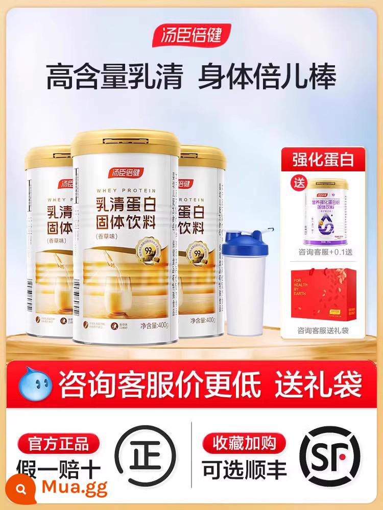 Tomson Better's Sữa -Bột protein cao protein ở giữa người già sau cửa hàng hàng đầu chính thức dinh dưỡng - Whey protein 400g*3 [gói tăng cường dùng trong 60 ngày]