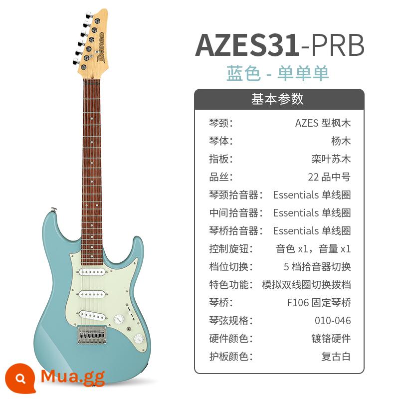 Ibanez Ibanna đàn guitar điện grx40 azes40 31 GRG lắc đơn cho người mới bắt đầu mục nâng cao - AZES31 xanh (duy nhất)